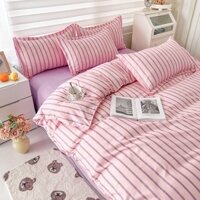 SET 4 món chăn ga gối trải giường poly cotton 1m2,1m6,1m8,Drap bọc nệm đẹp