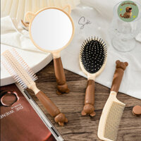Set 4 Món Lược+Gương Hình Gấu Cute - NHÀ CỦA SÓCC