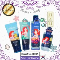 Set 4 mỹ phẩm trang điểm Daiso chủ đề nàng tiên cá Disney