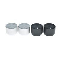 Set 4 Núm Vặn Chiết Áp Bằng Kim Loại Nhôm 23mm 1 / 4 "6.35mm Thông Dụng Cho Đàn guitar / bass / Amp / audio