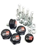 Set 4 Ốc Vít Gắn Biển Số Xe Hơi Chống Trộm Cho Toyota GR Sport Gazoo Racing C-HR RAV4 Mirai Avensis