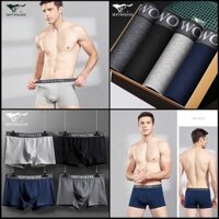 Set 4 quần boxer nam kháng khuẩn Septwolves 97960 cao cấp