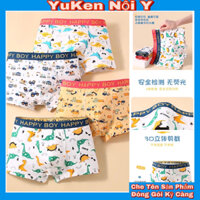 SET 4 Quần Đùi Dành Cho Bé Trai-Quần Lót Đùi Bé Trai In Hình Khủng Long,Bản Lưng Cao Giúp Ôm Không Bị Tuột Khi Vận Động
