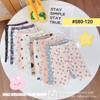 Sét 4 quần legging lửng cho bé gái mã 02