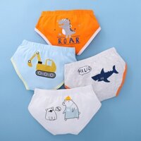 Set 4 Quần Lót Bé Trai Quần Chíp Cotton Cho Bé