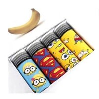 Set 4 quần sịp bé trai size từ 35->85kg