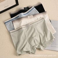 Sét 4 quần sịp đùi nam boxer cotton sợi tre cao cấp quần xì nam mát lạnh sịp đùi co dãn LUCKY BEAR - KENGGO