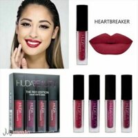 Set 4 Son Môi HUDA Chống Thấm Nước Và Lâu Trôi Cao Cấp