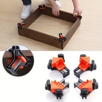 set 4 vam kẹp góc vuông dùng để cố định gỗ khi khoan vít