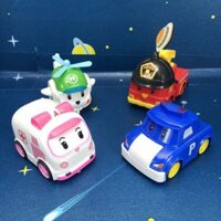 Set 4 xe bánh đà Robocar Poli no.642 cho bé