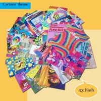 Set 43 hình Poster decan dán tường phong cách Kidcore trang trí phòng by Gù Closet