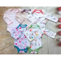 Set 5 Áo Body tay dài cho bé gái từ 4-10kg