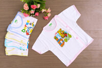 Set 5 Áo Ngắn Tay Thêu Hình Thú Bossini 100% Cotton [bonus]