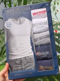 Set 5 Áo Thun Ba Lỗ True Religion 3 Màu