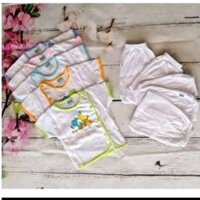 set 5 bộ áo và quần ngắn cotton cho bé sơ sinh đến 6 kg