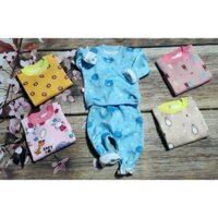Set 5 bộ nỉ lót lông cho bé gái