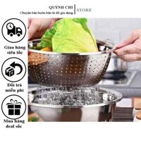 Sét 5 bộ rổ và chậu inox 304 cao cấp