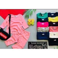 Sét 5 bộ thun body trẻ em