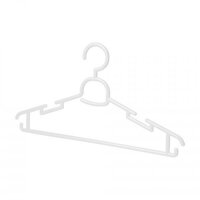 Set 5 cái Móc áo đầm vuông Hara 180 Bằng Nhựa Cao Cấp Inochi Nhật Bản 407 x 80 x 220 mm - Giao Màu Ngẫu Nhiên