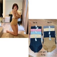 Sét 5 cái quần gel nịt bụng thái lan free < 53kg .
