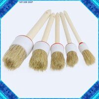 Sét 5 Cây Cọ Vệ Sinh Xe Ô Tô Đa Năng (Màu Trắng)