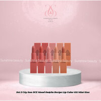 Set 5 Cây Son 3CE Mood On&On Recipe Lip Color Kit Mini Size