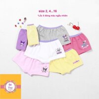 Set 5 Chip đùi bé gái Kuromi, gấu dâu Losto, Barbie Nexxi Shop Bé Thơ từ 3 4 5 6 7 8 9 10 12 tuổi từ 15 đến 55kg