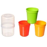 Set 5 cốc uống nước màu sắc cho bé - Hàng Nhật nội địa