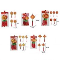 Set 5 Dây Liễng Treo Trang Trí Tết hình dây pháo, Mai-Đào-Quất - Phụ Kiện Trang Trí Tết, Năm Mới