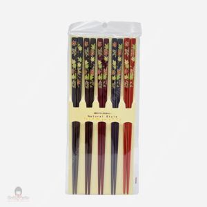 Set 5 đôi đũa mẫu lá phong (Made in Japan)
