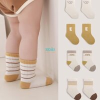 Set 5 Đôi Tất Cao Cổ Nemo Baby Cho Bé Trai Bé Gái 0-5 Tuổi Chất Liệu Cotton Co Giãn 4 Chiều - TA016