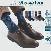 Set 5 đôi tất cao cổ,tất,vớ vintage phong cách Hàn Quốc,chất liệu cotton