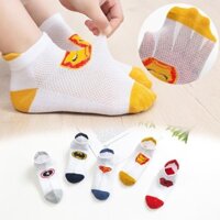 [Set 5 Đôi] Tất Cho Bé Trai / Vớ Cho Bé Trai Siêu Nhân 1 2 3 4 5 6 7 9 10 tuổi VO261