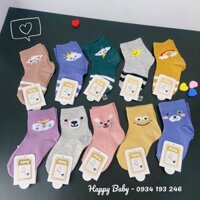 Set 5 đôi tất cổ cao giữ ấm cho bé trai, bé gái