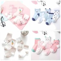 Set 5 đôi tất cổ cao Kid's Socks cho bé