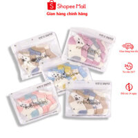 Set 5 đôi tất lưới Kawaii Baby Shop điều hoà cổ thấp cotton co dãn 4 chiều thoáng khí cho bé
