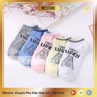Set 5 Đôi Vớ Tất Nữ Cổ Ngắn Hoạt Hình Gấu TNG28-G6