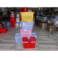 Set 5 giỏ nắp Duy Tân cỡ nhỏ 37.5x27x22