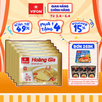 Set 5 gói Hoàng Gia bánh đa cá/Hủ tiếu nam vang/Bánh đa cua/ Bún bò Huế/Miến thịt bằm/Miến cua/Phở bò/Phở gà