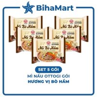 [SET 5 GÓI] - OTTOGI - Mì nấu Ottogi hương vị Bò hầm, Mì Bò hầm Ottogi, Mì Ottogi Bò hầm, Mì nấu Otogi ăn liền (120/gói)