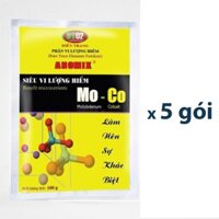 SET 5 gói phân siêu vi lượng hiếm Anomix Mo Co 100gram/gói