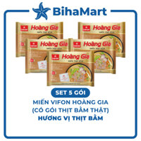 [SET 5 GÓI] - VIFON - Miến Hoàng Gia hương vị Thịt Bằm (có GÓI THỊT BẰM THẬT) (105g/gói) – Miến Thịt Bằm Vifon Hoàng Gia