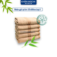 Set 5 khăn gội sợi tre cao cấp Mochi 35x80cm mềm mại, thấm hút, dùng cho mọi làn da kể cả em bé