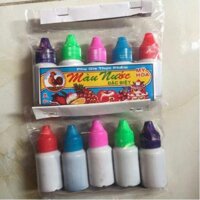 Set 5 màu nước làm slime