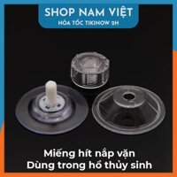 Set 5 Miếng Hít Chân Không Siêu Chắc Đa Năng, Hít Cửa Kính Oto, Treo Đồ Nhà Tắm - Hít nắp vặn 5c