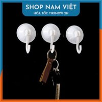 Set 5 Miếng Hít Chân Không Siêu Chắc Đa Năng, Hít Cửa Kính Oto, Treo Đồ Nhà Tắm - Hít có móc 5c