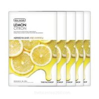 Set 5 miếng mặt nạ chanh Real Nature Lemon The Face Shop