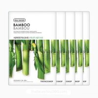 Set 5 miếng Mặt nạ Tre non Real Nature Mask Bamboo TheFaceShop
