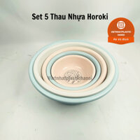 SET 5 MÓN THAU NHỰA VIỆT NHẬT, CHẬU NHỰA CAO CẤP  size to cực dày dặn (30,35,45,50,55cm) (2261,63,2391,93,94) cao cấp
