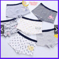 Set 5 quần chip đùi cotton cho bé trai  size 10kg-40kg